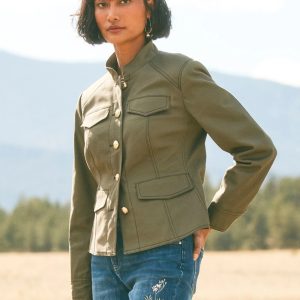 Peplum Field Jacket