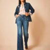 Embellished Frayed Flared-Leg Jeans
