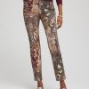 Artisan Patchwork Juliet Slim Ankle Pants