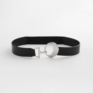 Soft-Stretch Faux Leather Belt