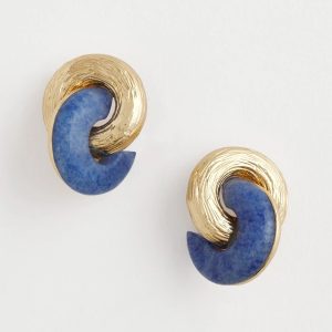No Droop® Golden & Jade Hoop Earrings