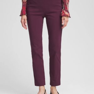 Brigitte Beaded Slim Ankle Pants