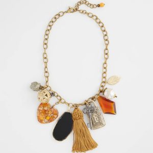 Charm & Stone Short Necklace