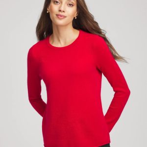 Crewneck Cashmere Pullover Sweater