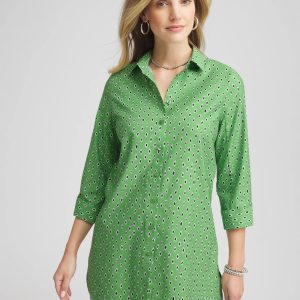 No Iron™ Geo-Print Tunic
