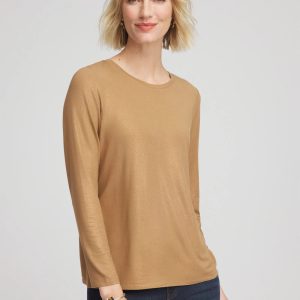 Touch of Cool™ Foil Long Sleeve Layering Tee