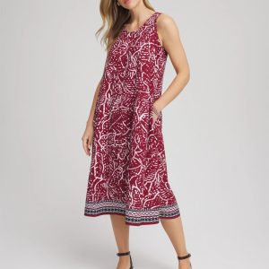 Zenergy® UPF Printed Midi Sports Dress