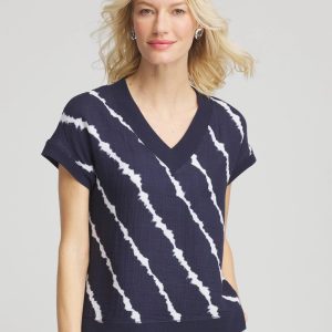Zenergy® Tie-Dye Gauze Top