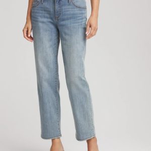 Girlfriend Straight Ankle Jeans