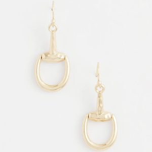 No Droop® Equestrian Horsebit Drop Earrings
