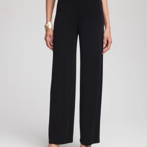 Travelers™ Hollywood-Waist Straight-Leg Pants