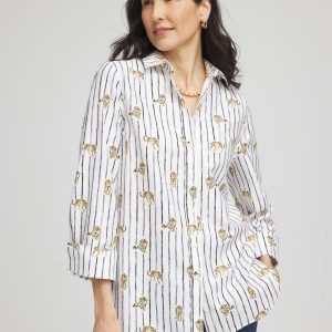 No Iron™ Leopard Graphic Shirt