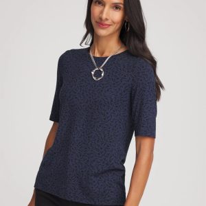 Touch of Cool™ Elbow-Sleeve Perfect Tee
