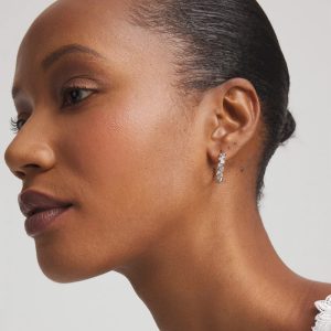 No Droop® Silvertone Hoop Earrings