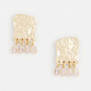 No Droop® Molten Cubic Zirconia Earrings