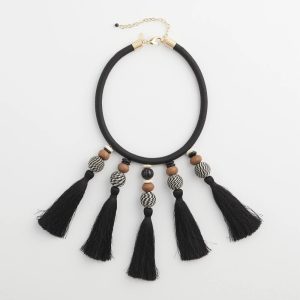 Chico's Originals Tassel Statement Necklace