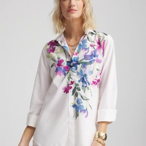 No Iron™ Floral Stretch Shirt