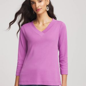 Pima Cotton 3/4 Sleeve Tee