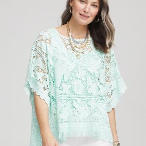 Lace Crochet Poncho