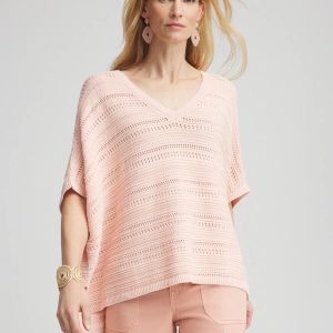 Hi-Lo Hem V-Neck Poncho