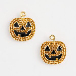 Pumpkin Glitz Earrings