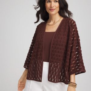 Short Woven Kimono