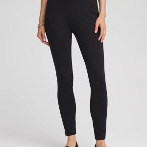 Juliet Slim Zip-Ankle Leggings