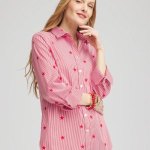 No Iron™ Stars & Stripes  Sateen Shirt