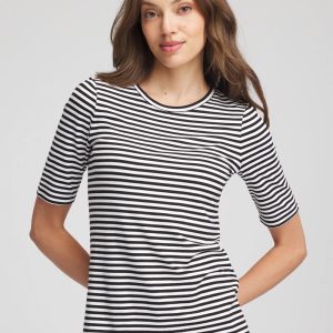 Touch of Cool™ Elbow-Sleeve Perfect Tee