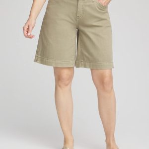 Denim Trouser Shorts