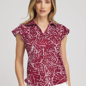 Zenergy® UPF Printed Polo Top