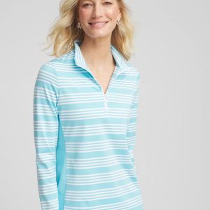 Zenergy® UPF Stripe Long Sleeve Top